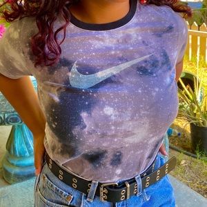 grey space Nike ringer tee